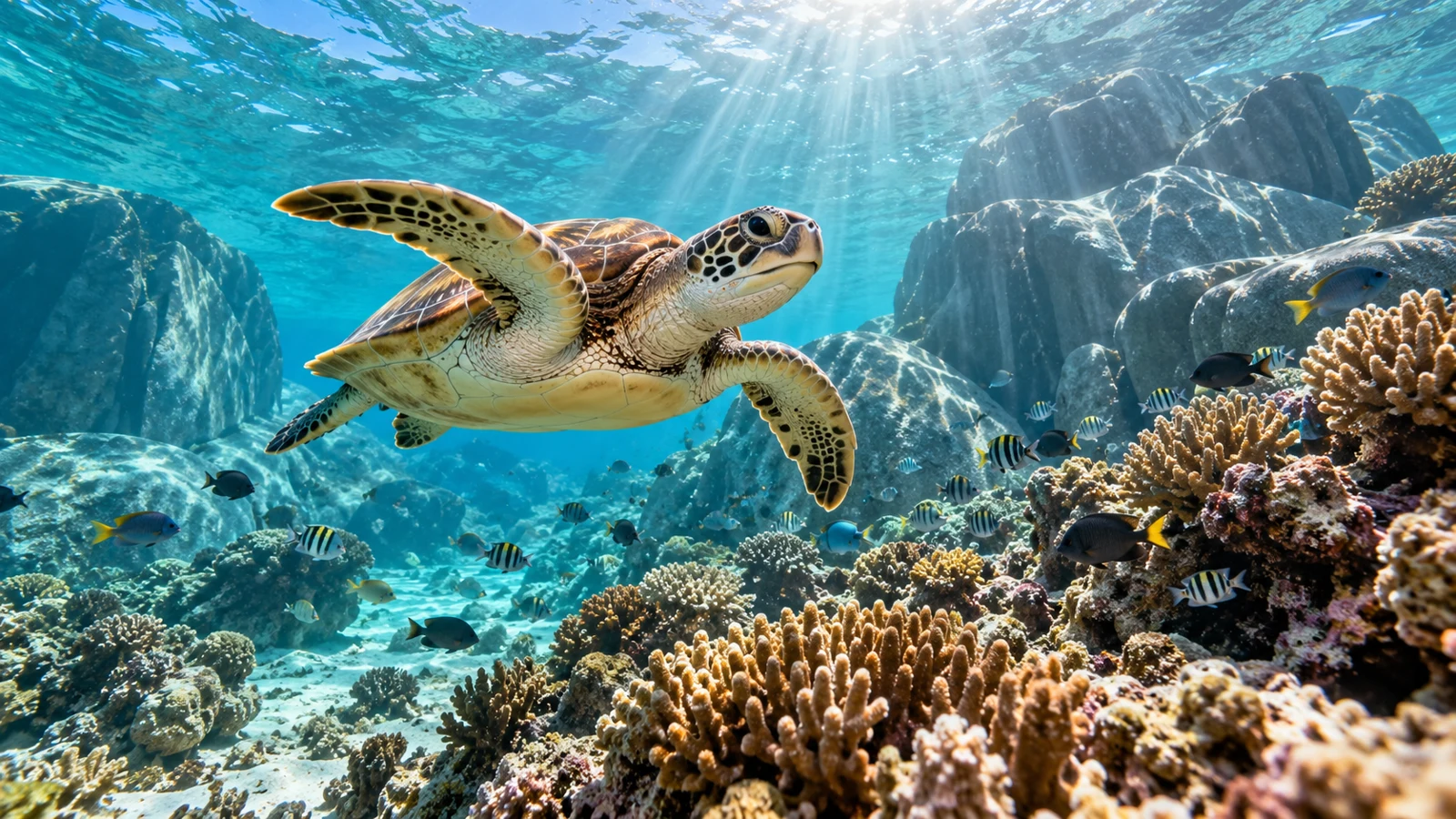 Snorkelling Adventures — AI-generated illustrative scenery